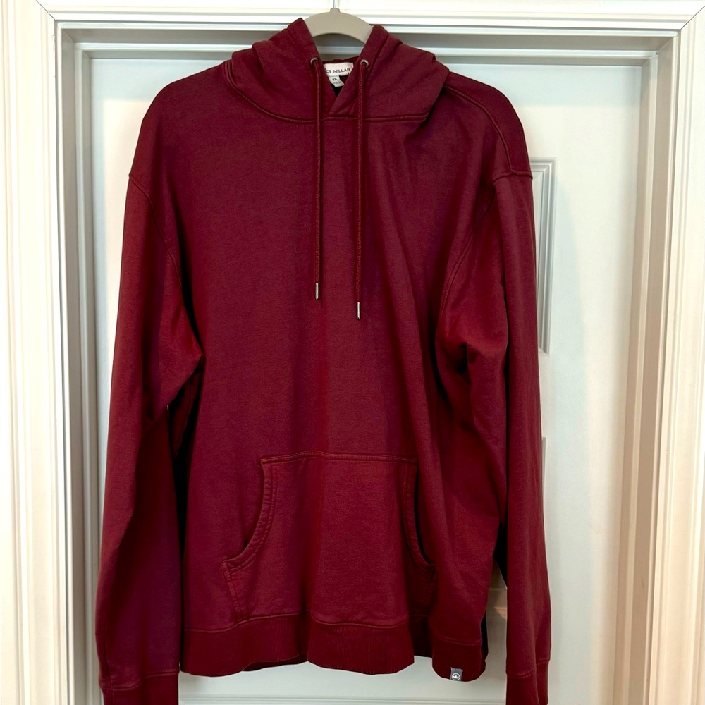 Peter Millar Burgundy Hoodie